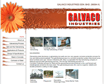 Tablet Screenshot of galvaco.com